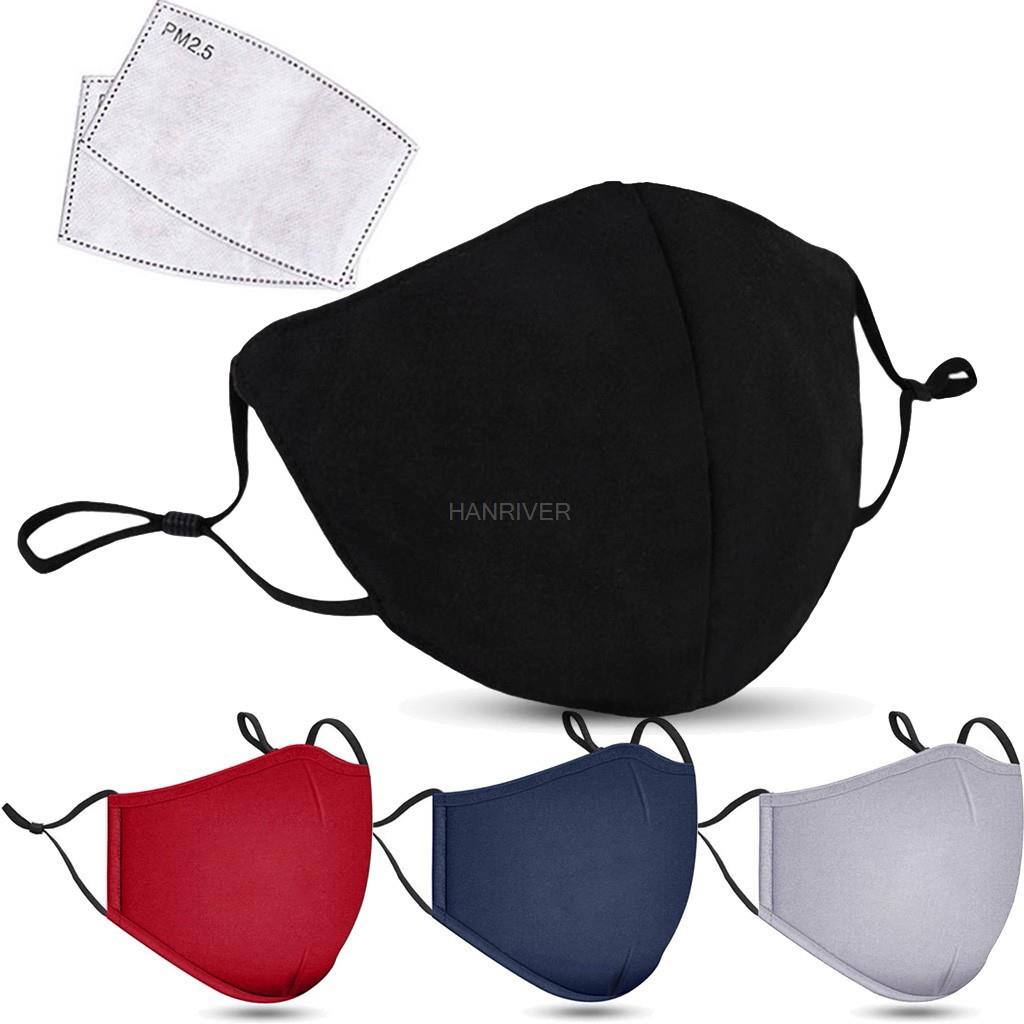 Sheet Face Mask Pack - Katoenen gezichtsmasker PM2.5 Actief koolmasker Wasbaar