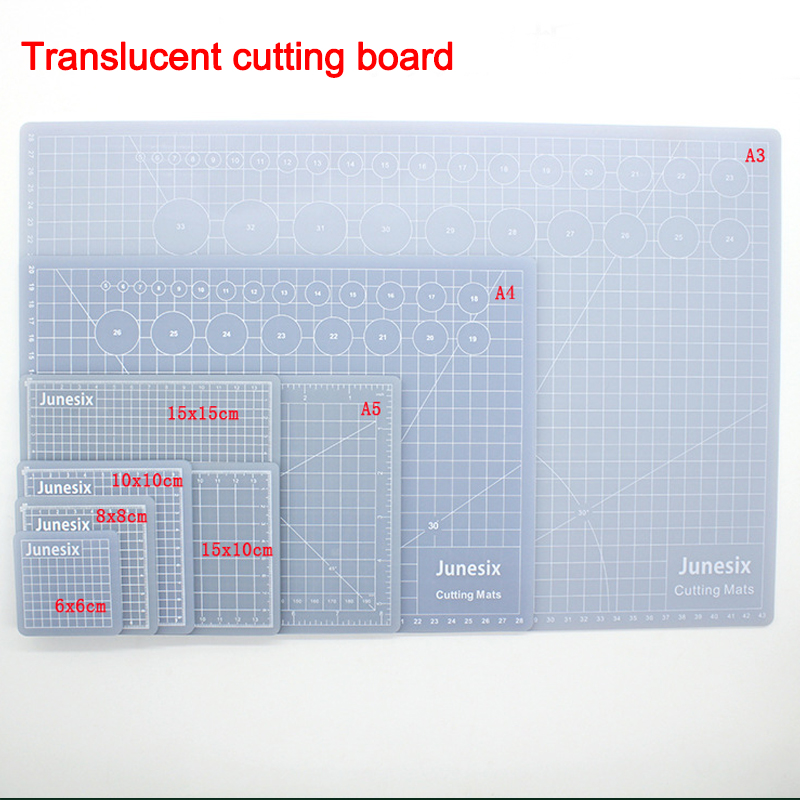 Sheet Face Mask Pack - A3/A4/A5 Snijmatten Doorschijnend Pvc Rasterlijnen Zelfherstellende