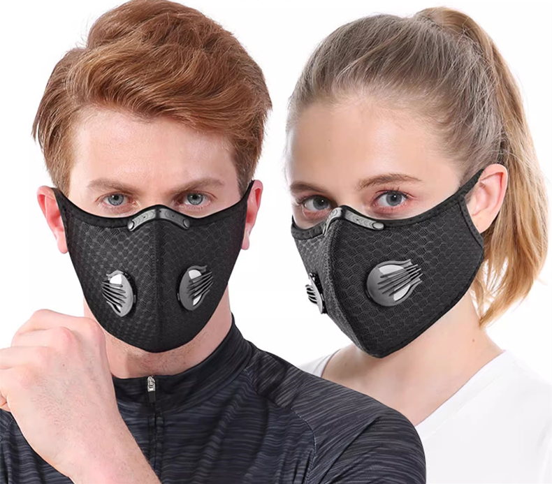 Sheet Face Mask Pack - Fietsmasker Sport Wasbaar Herbruikbaar met filter
