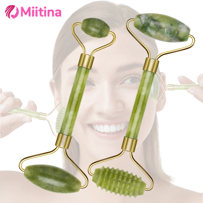 Jade Roller Gua Sha - Natuurlijke Jade Roller Gezicht Gua Sha