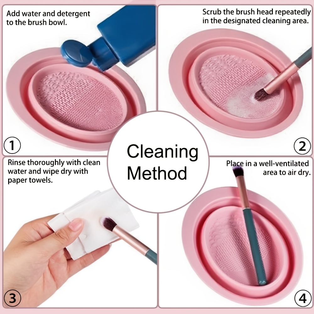Vouwbare siliconen reinigingsk - Cosmetic Sponge recensie en prijs
