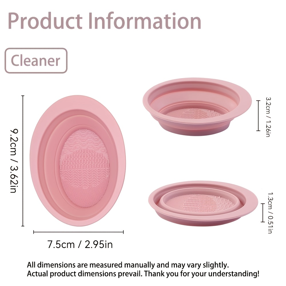 Vouwbare siliconen reinigingsk - Cosmetic Sponge recensie en prijs