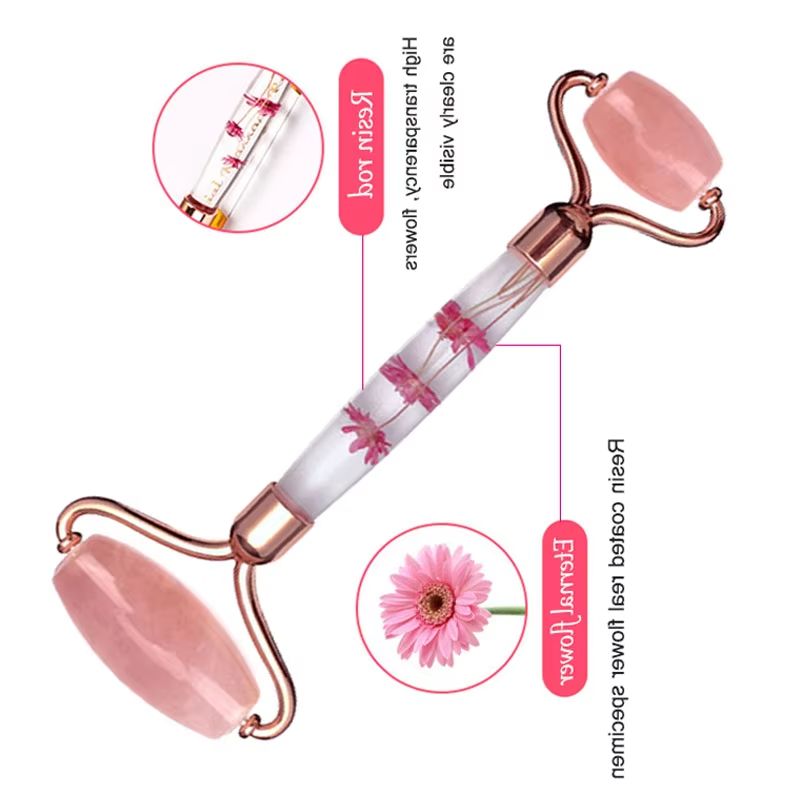Rozenkwarts Eeuwige Bloem Roll - Jade Roller Gua Sha recensie en prijs