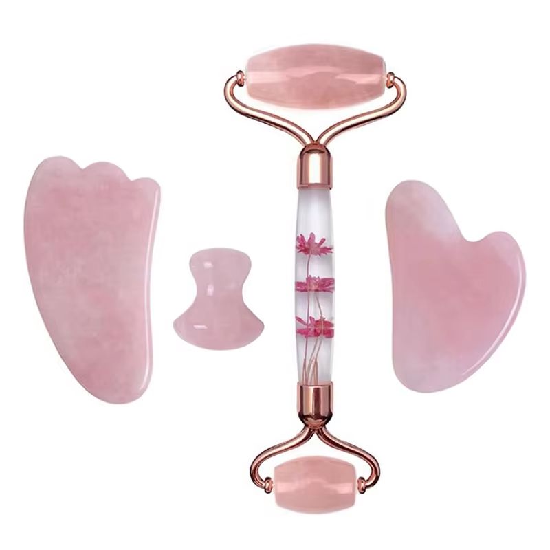Rozenkwarts Eeuwige Bloem Roll - Jade Roller Gua Sha recensie en prijs