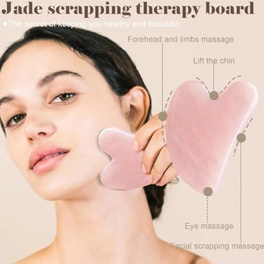 2-delige gezichtsrollerset, ka - Jade Roller Gua Sha recensie en prijs