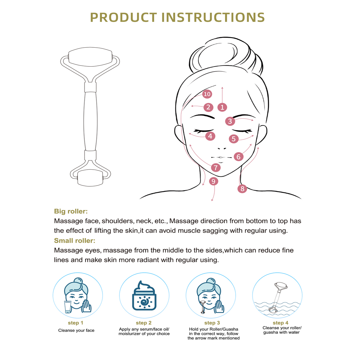 Natuurlijke Jade Roller Massag - Jade Roller Gua Sha recensie en prijs