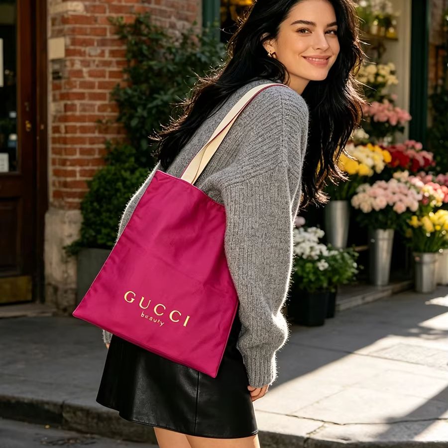GUCCIs tas Dames Canvas Tote B - Cosmetic Sponge recensie en prijs